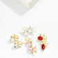 Rhinestone Reindeer Head Stud Earrings - The Mustard Seed Collection, The Seed