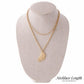 Rope Chain Layered Angel Wing Necklace - The Mustard Seed Collection, The Seed
