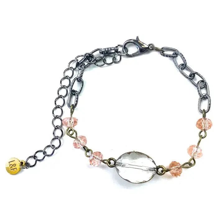 Rosaried Edged Chain Bracelet - The Mustard Seed Collection, The Seed
