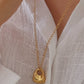 Rosélia 18K Gold Non-Tarnish Charm Necklace: Yellow Gold - The Mustard Seed Collection, The Seed