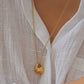 Rosélia 18K Gold Non-Tarnish Charm Necklace: Yellow Gold - The Mustard Seed Collection, The Seed
