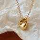 Rosélia 18K Gold Non-Tarnish Charm Necklace: Yellow Gold - The Mustard Seed Collection, The Seed