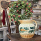 Roseville Farm Scene Pottery Pitcher - The Mustard Seed Collection, The Seed