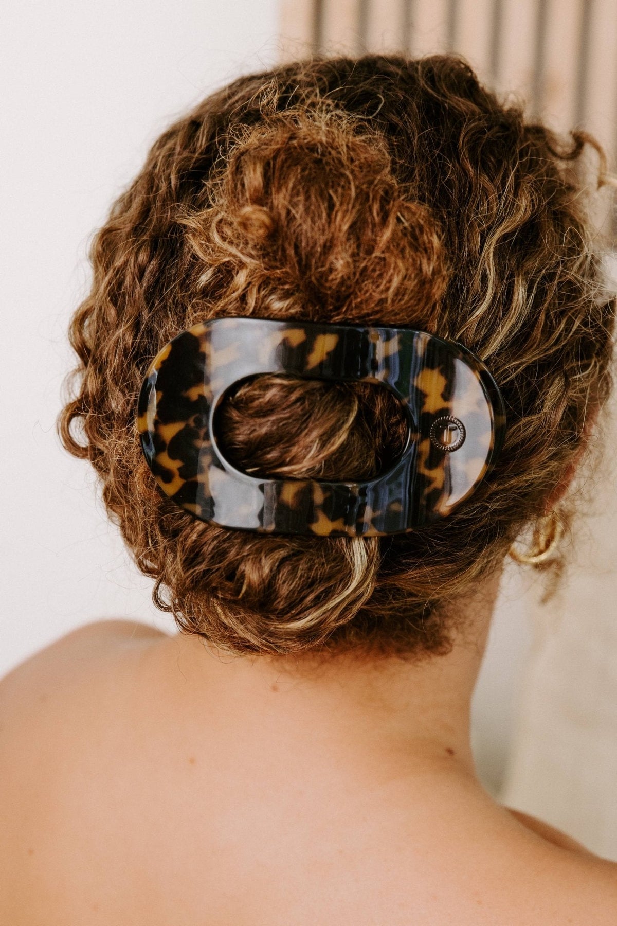Round Flat Hair Clip | Large | Tortoise - The Mustard Seed Collection, The Seed