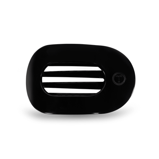 Round Flat Hair Clip | Med. | Jet Black