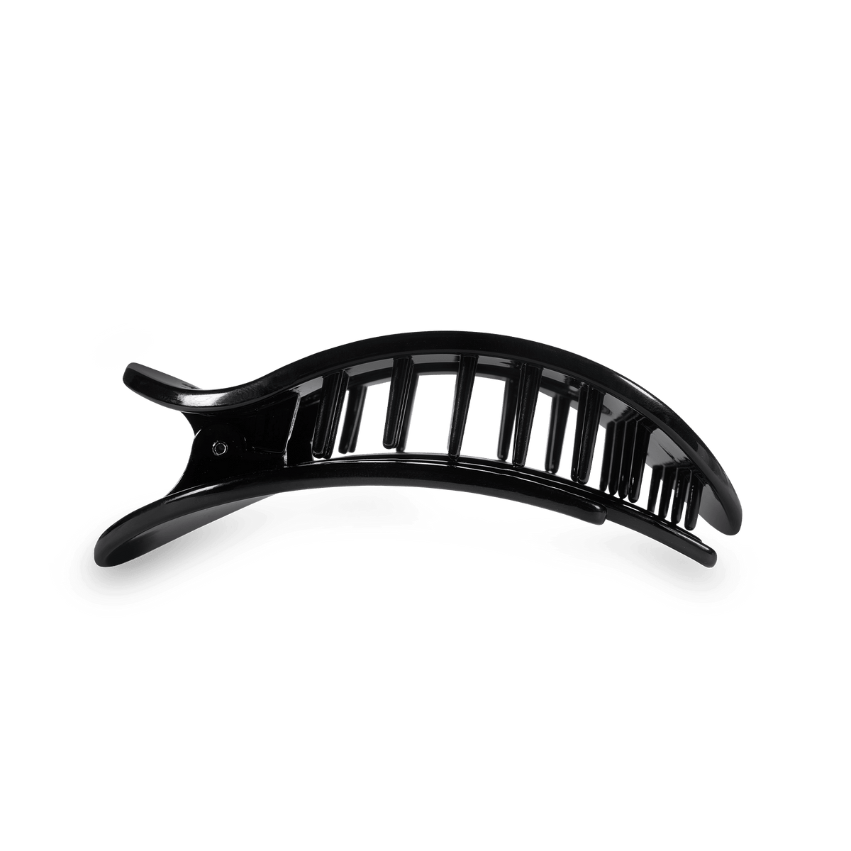 Round Flat Hair Clip | Small | Jet Black - The Mustard Seed Collection, The Seed