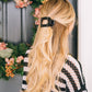 Round Flat Hair Clip | Small | Jet Black - The Mustard Seed Collection, The Seed