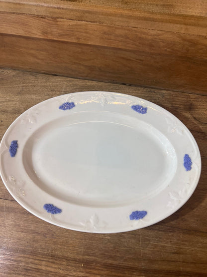 Royal Gustafsberg Blo Blom Chelsea Grape Sprig Dish - The Mustard Seed Collection, The Seed