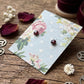 Ruby Crystal Stud Earrings – 0.25" Silver Tone Dainty Gemstone Post Earrings The Mustard Seed Collection, The Seed