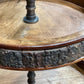 Rustic 3-Tier Wooden Serving Tray with Live-Edge Bark Trim (24" x 12")home decor
