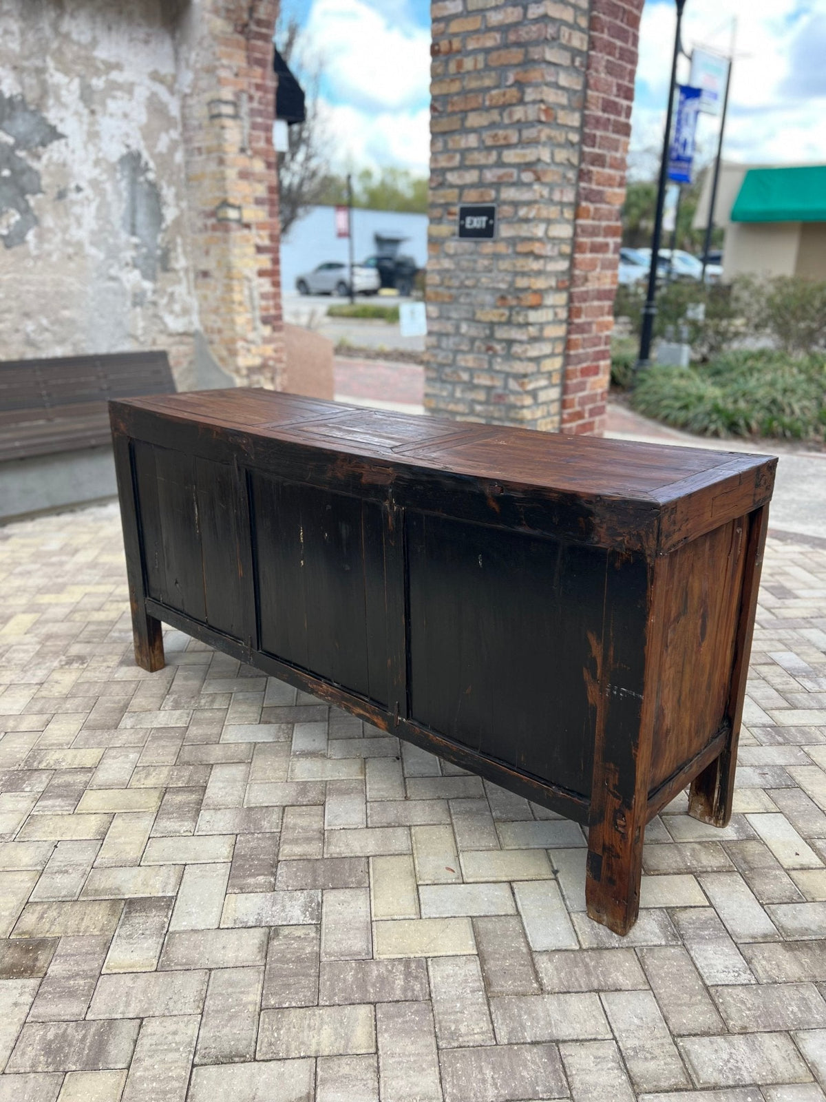 Rustic Console Table - The Mustard Seed Collection, The Seed