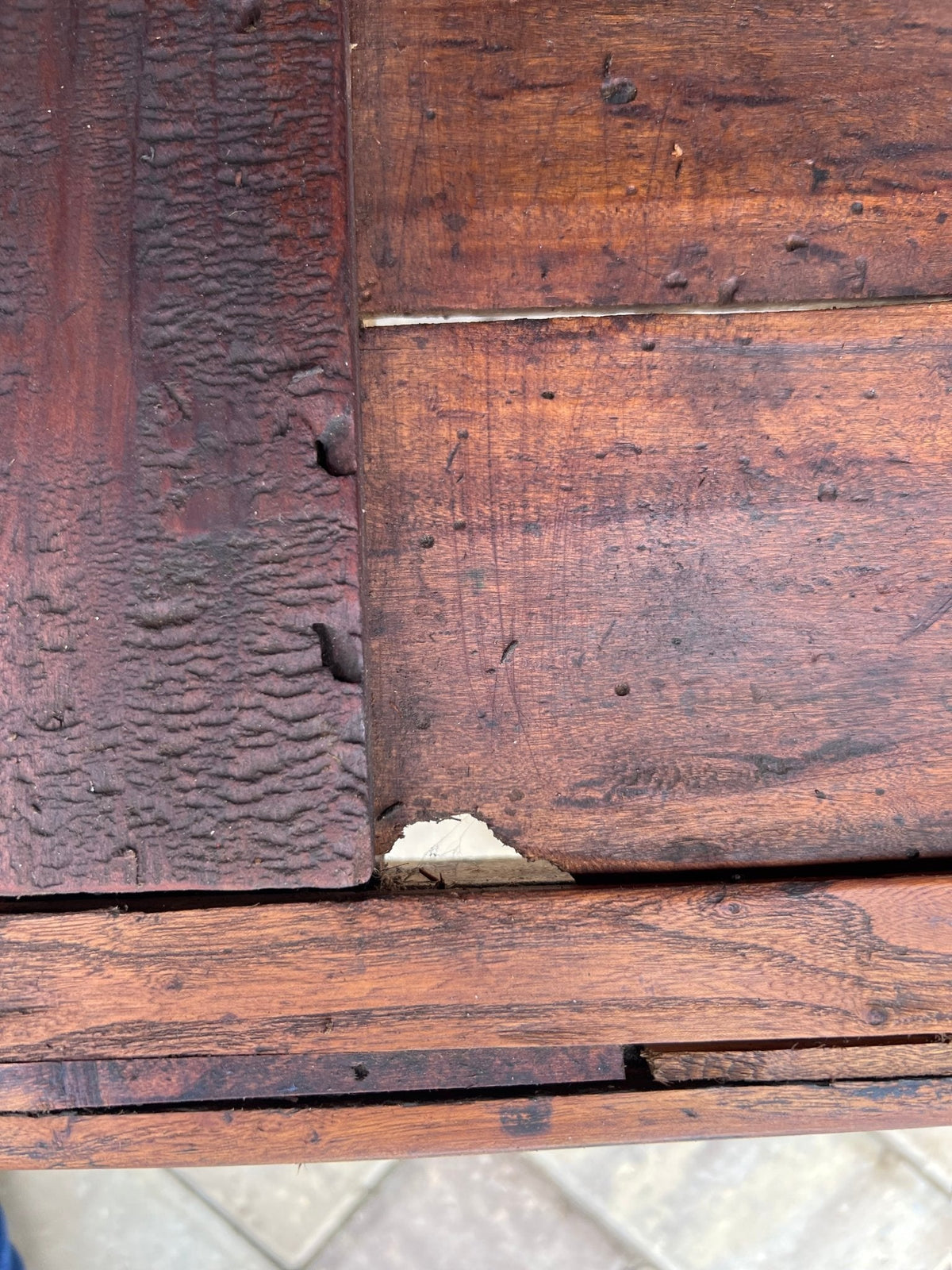 Rustic Console Table - The Mustard Seed Collection, The Seed