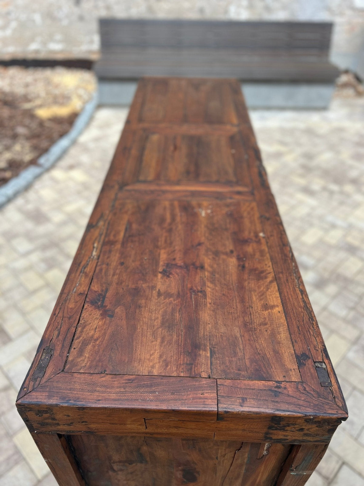 Rustic Console Table - The Mustard Seed Collection, The Seed