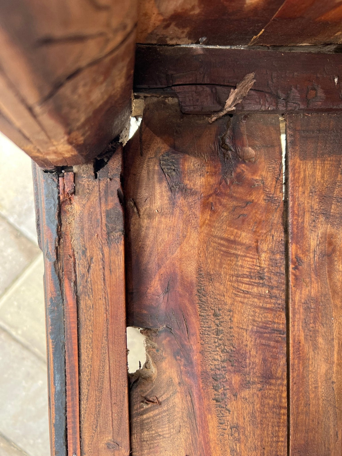 Rustic Console Table - The Mustard Seed Collection, The Seed