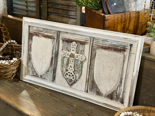 Rustic Cross Wall Decor - The Mustard Seed Collection, The Seed
