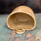 Rustic Stoneware Wall Pocket Planter – Speckled Tan