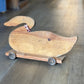 Rustic Wooden Swan Pull Toy - The Mustard Seed Collection, The Seed