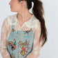 Sage Howdy Overall Dress