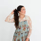 Sage Howdy Overall Dress