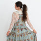 Sage Howdy Overall Dress
