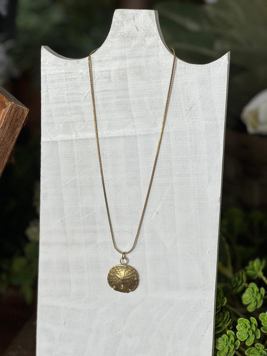 Sand Dollar Pendant Necklace