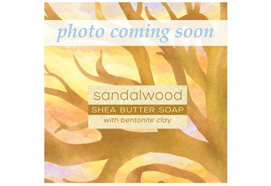 Sandalwood Bentonite Clay Wrapped Soap 6.4oz Block