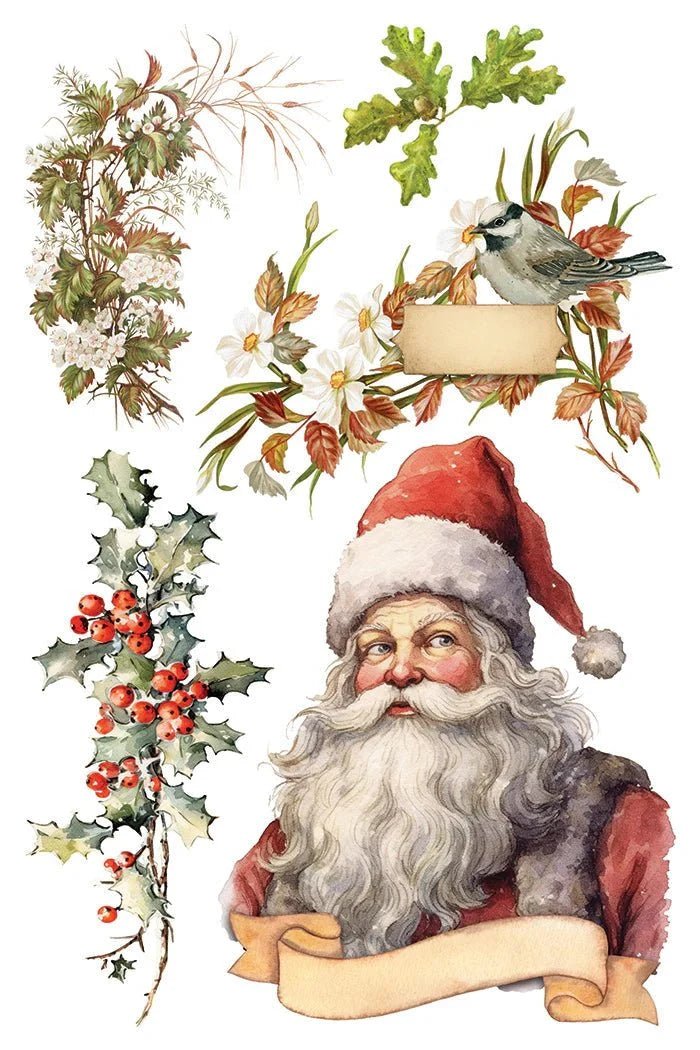 Santa's Hollow IOD Transfer 8X12 Pad - The Mustard Seed Collection, The Seed