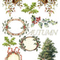 Santa's Hollow IOD Transfer 8X12 Pad - The Mustard Seed Collection, The Seed