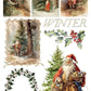 Santa's Hollow IOD Transfer 8X12 Pad - The Mustard Seed Collection, The Seed
