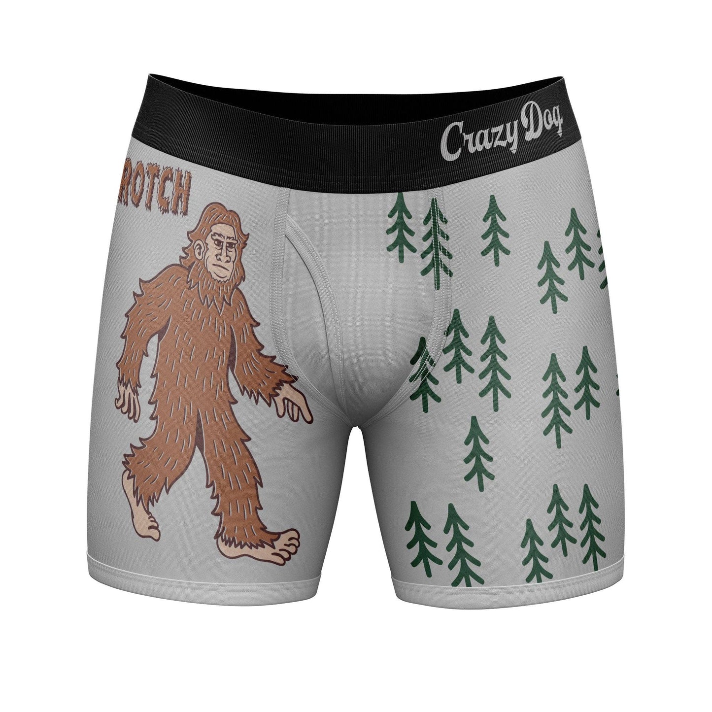 Sascrotch Boxer Briefs: Grey 