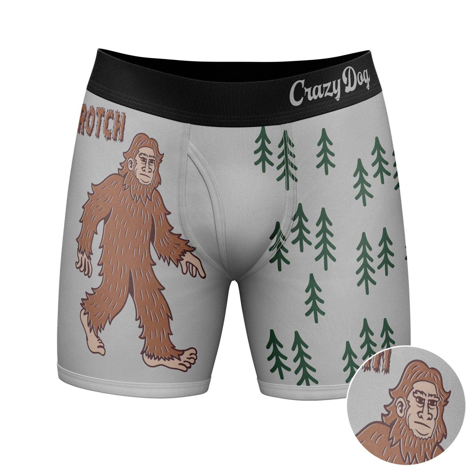 Sascrotch Boxer Briefs: Grey 