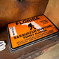Sasquatch Hunting Permit Souvenir Sticker Alachua, FL