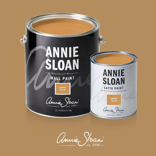 Satin Paint 750mL Carnaby Yellow - The Mustard Seed Collection, The Seed