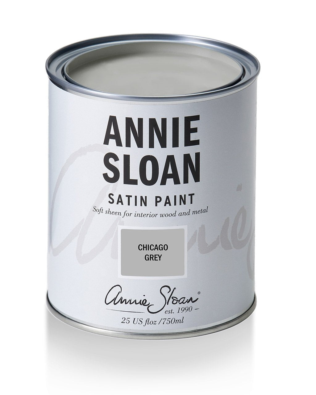 Satin Paint 750mL Chicago Grey - The Mustard Seed Collection, The Seed