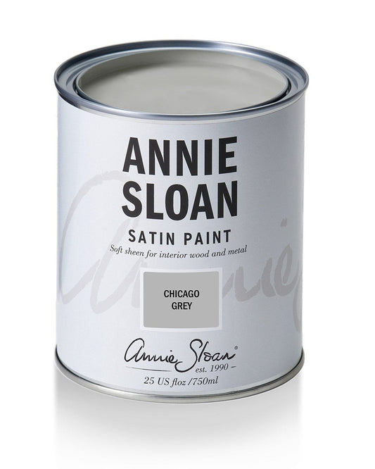 Satin Paint 750mL Chicago Grey - The Mustard Seed Collection, The Seed
