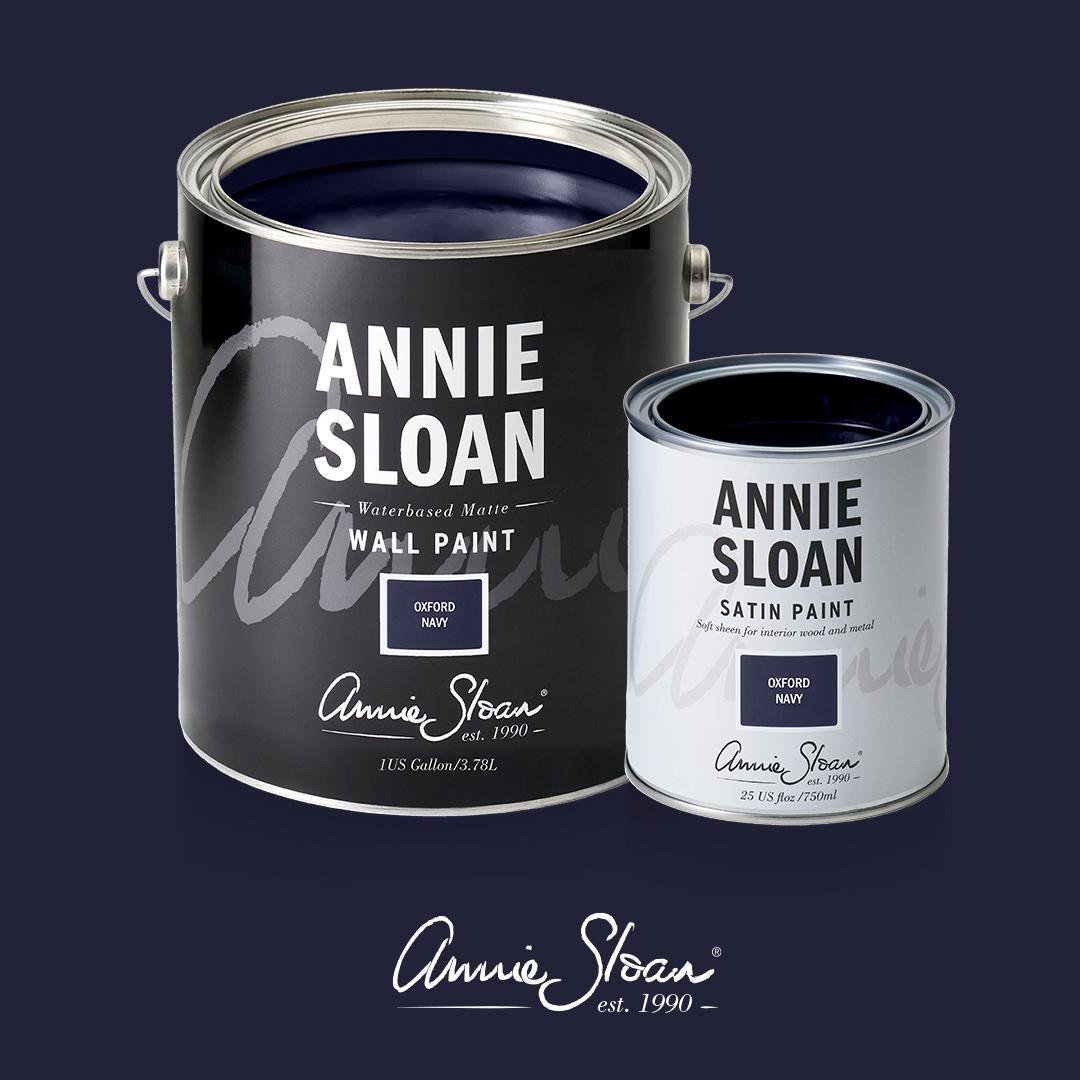 Satin Paint 750mL Oxford Navy - The Mustard Seed Collection, The Seed