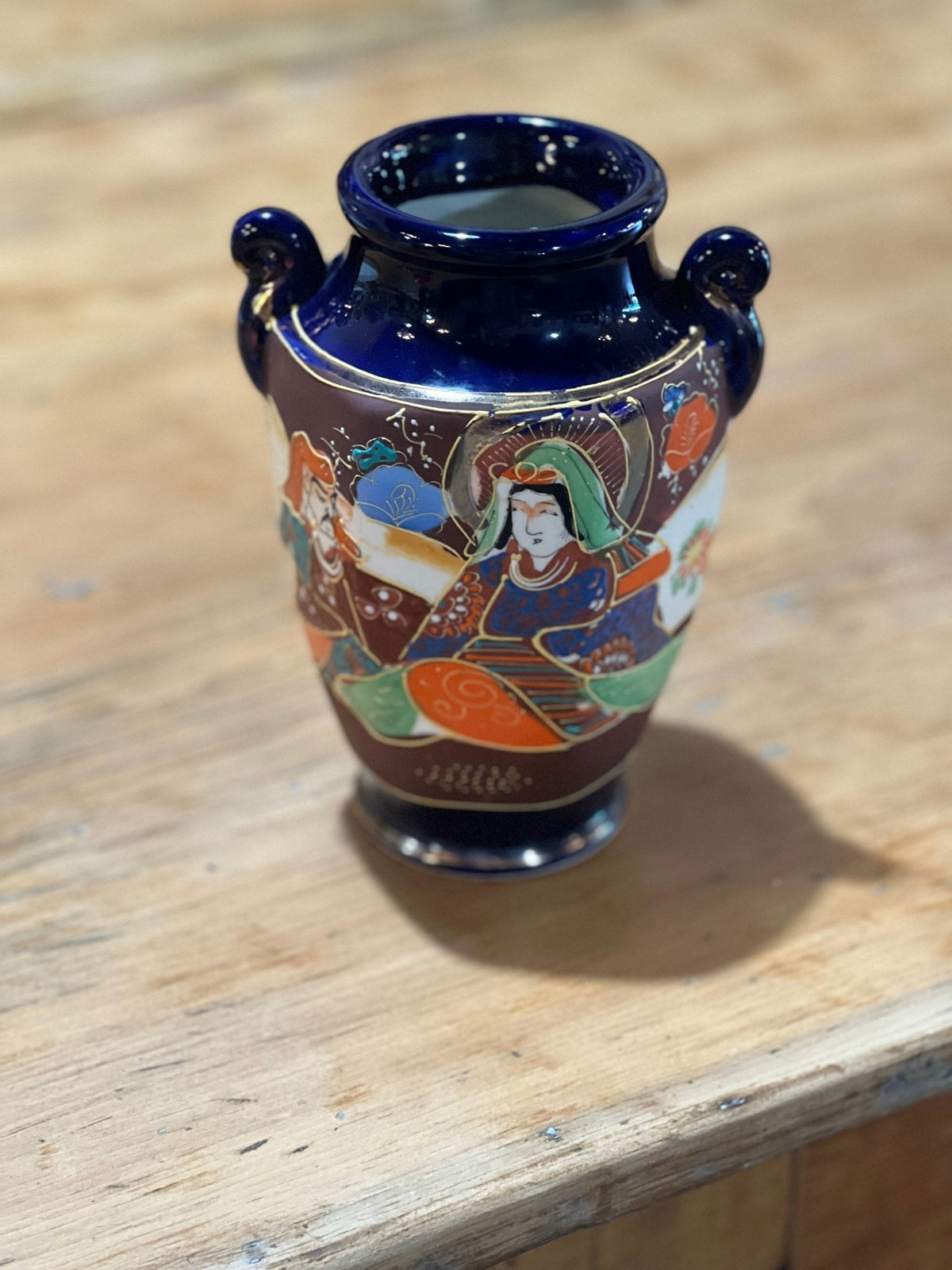 Satsuma-Style Moriage Vase - The Mustard Seed Collection, The Seed