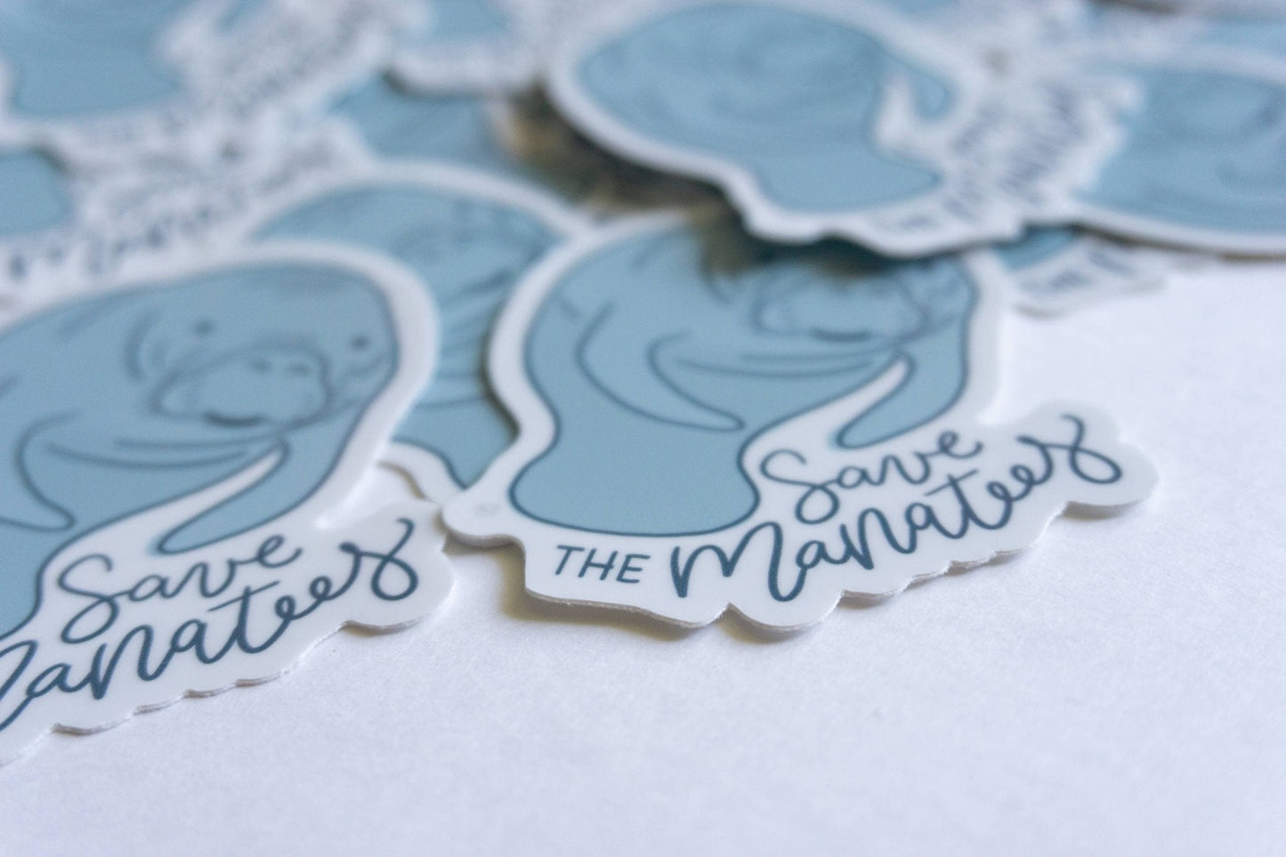 Save the manatees sticker - The Mustard Seed Collection, The Seed