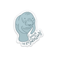 Save the manatees sticker - The Mustard Seed Collection, The Seed