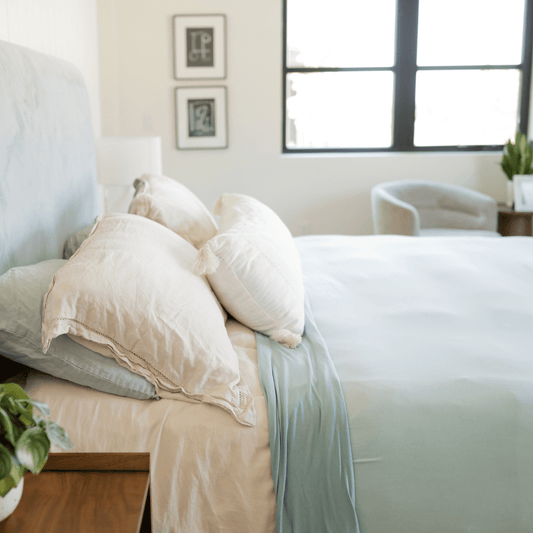 Sea Glass Bed Sized Blanket, Cooling, Hot Sleeper: California King