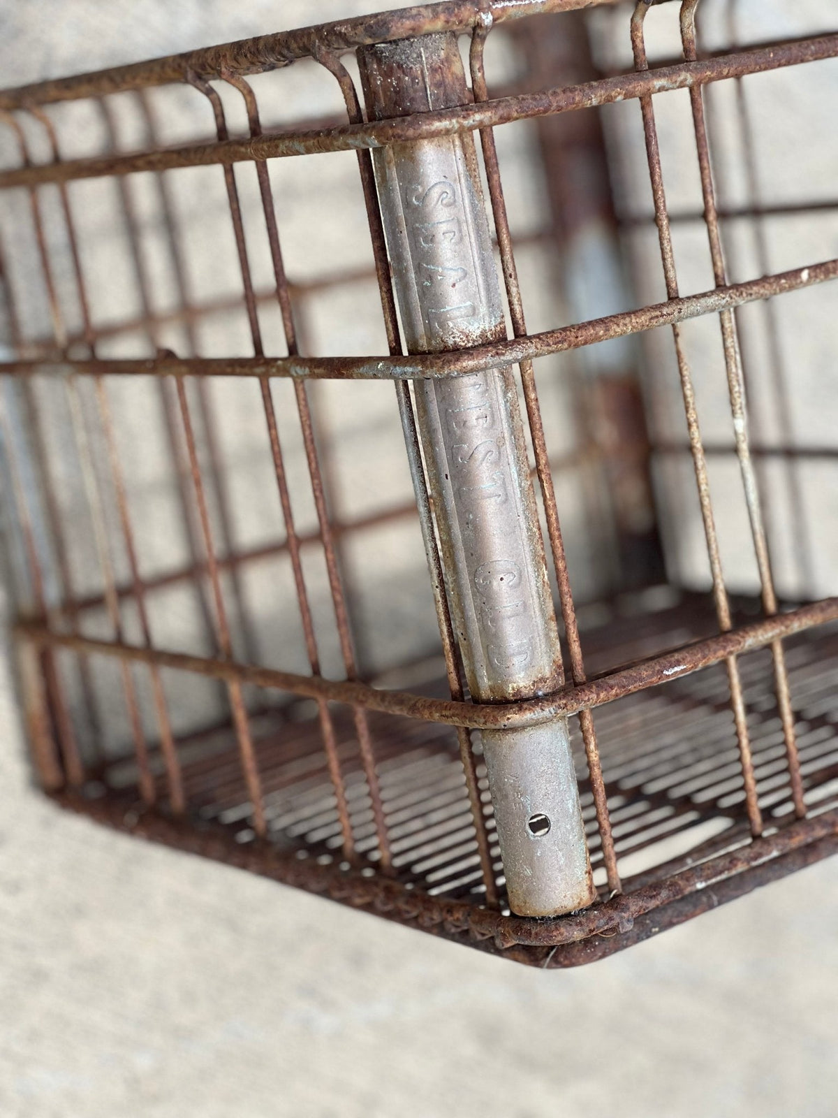 Sealtest Heavy Galvanized Milk Crate 