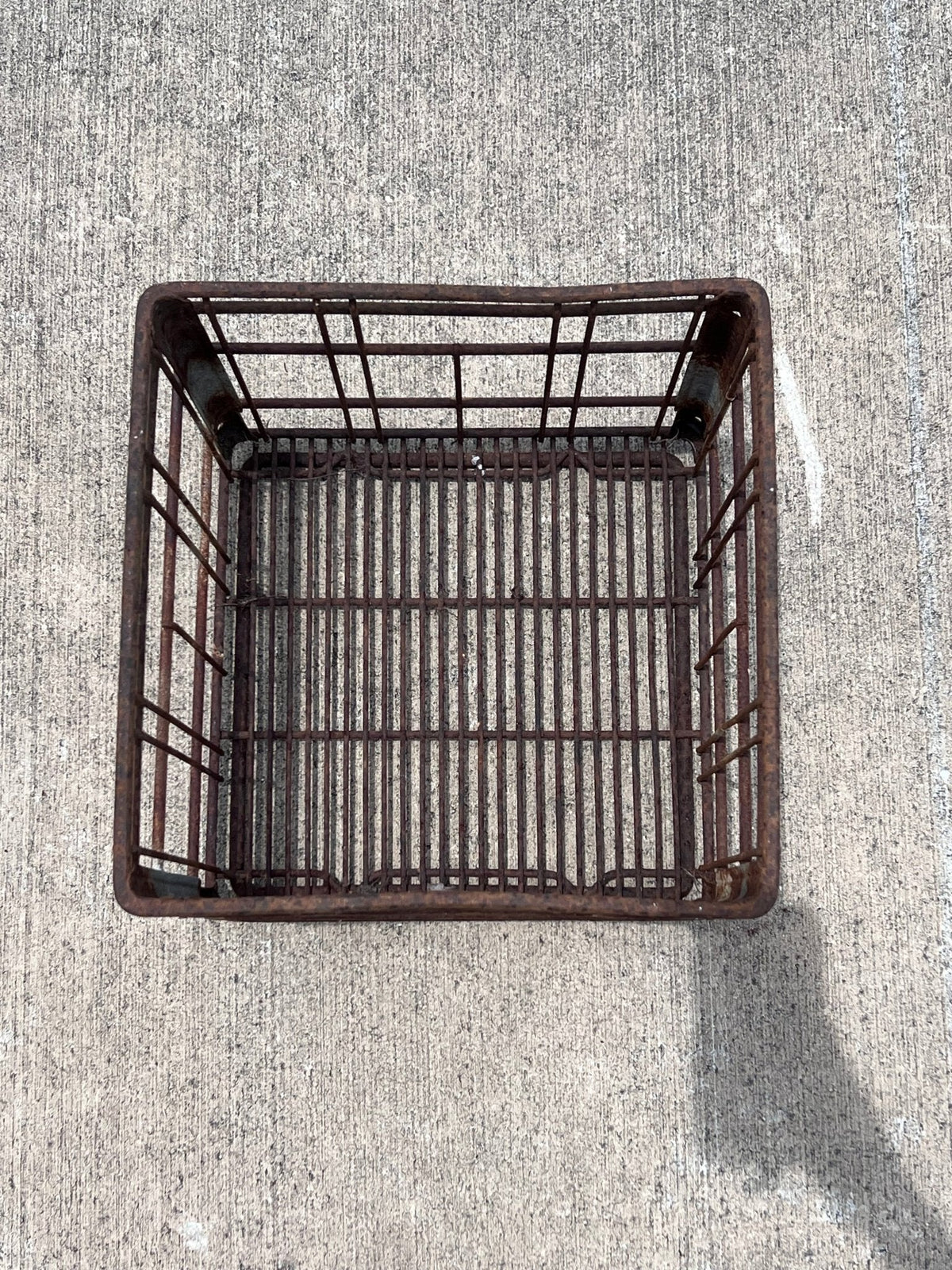 Sealtest Heavy Galvanized Milk Crate 