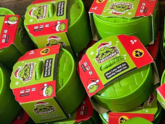 Sensory Toys: Mystery Green Holiday Character Mini Dumpling Squishy
