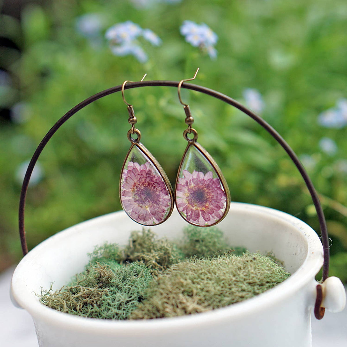 September Birth Flower Earrings - The Mustard Seed Collection, The Seed