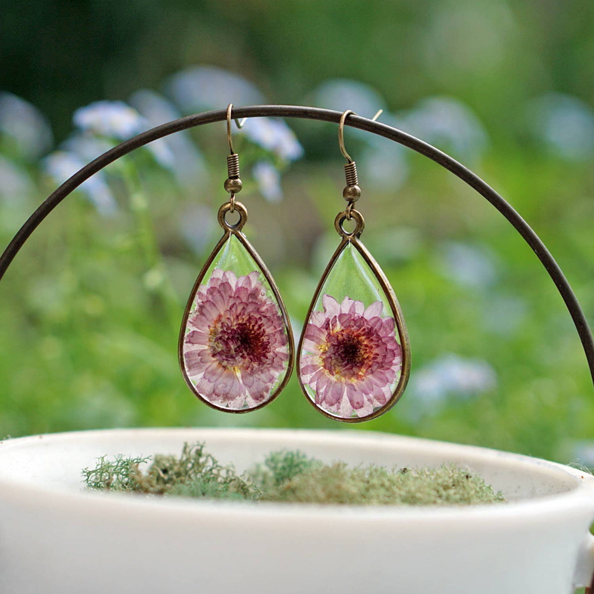 September Birth Flower Earrings - The Mustard Seed Collection, The Seed