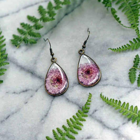 September Birth Flower Earrings - The Mustard Seed Collection, The Seed