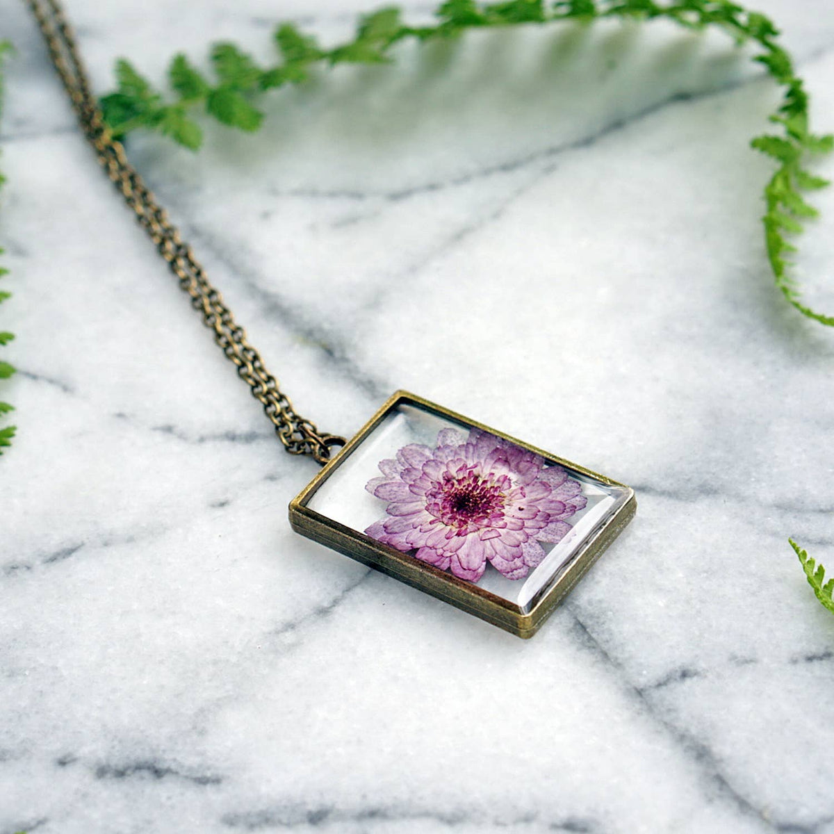 September Birth Flower Necklace - The Mustard Seed Collection, The Seed