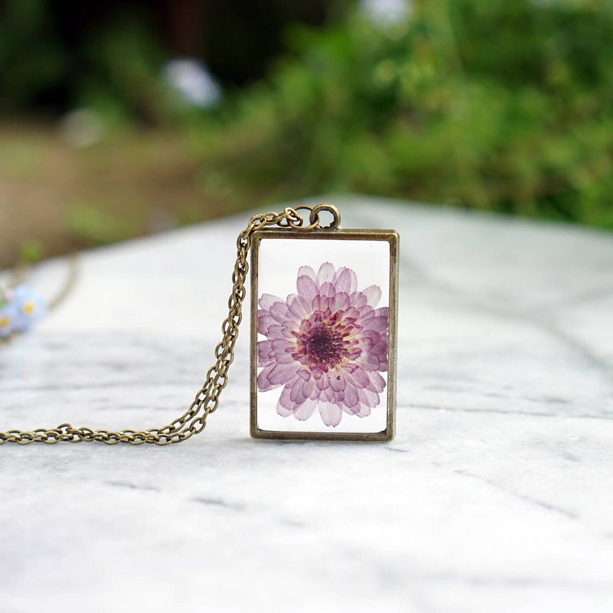 September Birth Flower Necklace - The Mustard Seed Collection, The Seed
