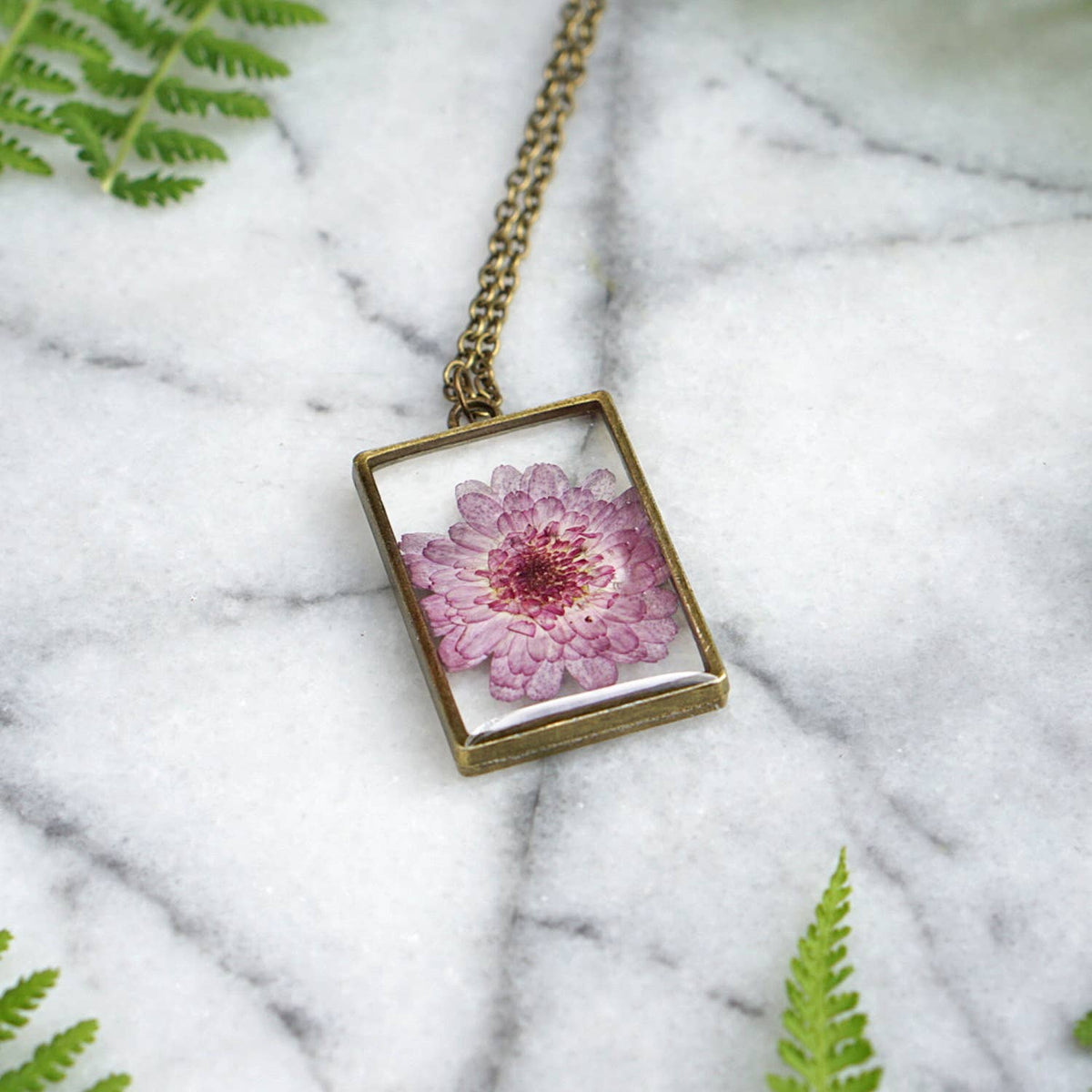 September Birth Flower Necklace - The Mustard Seed Collection, The Seed