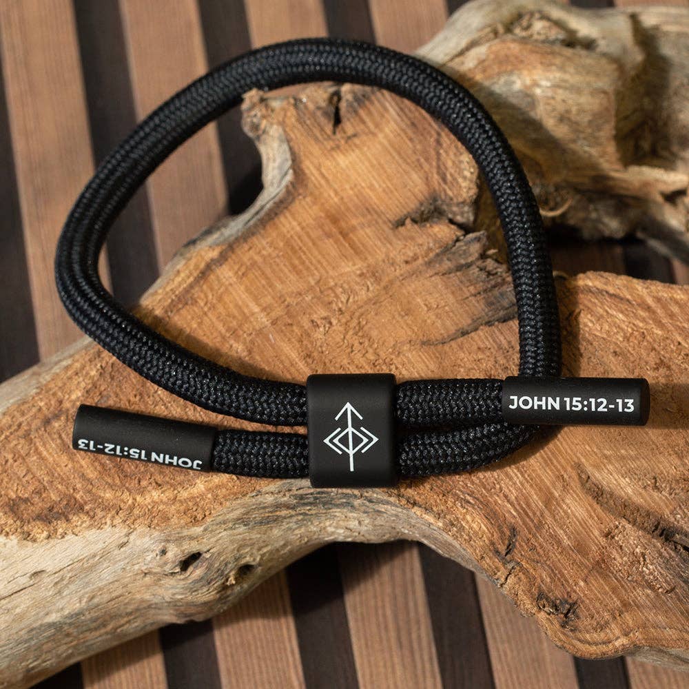 SERVE SELFLESSLY Christian Cord Bracelet, Military Gifts The Prayer I Share